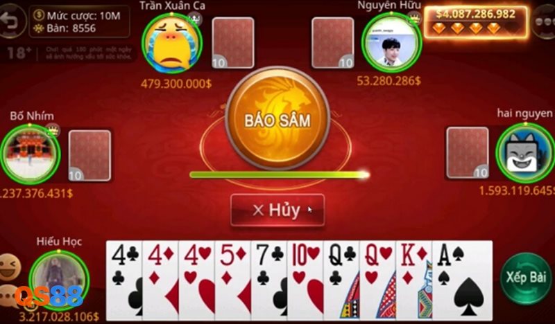 Game Bài Ba Cây - Cách tính điểm và phân định khi ngang điểm